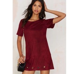 NASTY GAL CRANBERRY QUEEN DRESS